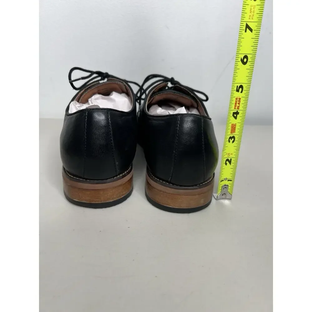 Florsheim Surge Cap Toe Oxford Men’s Black Leather Shoes Size 11D